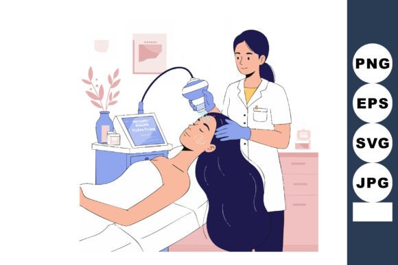 Download Woman Receiving Hydrafacial Skin Treatme - Woman Collection