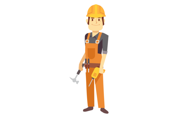 Download Worker Hold Repair Tools. House Renovati - Repair Collection