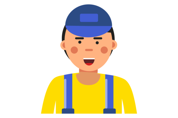 Download Auto Repair Service Worker Avatar Color - Repair Collection