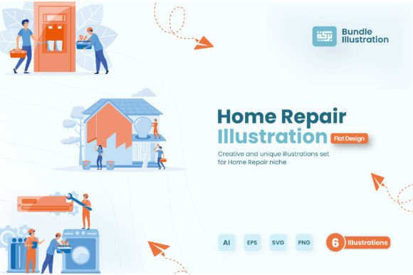 Download Home Repair Set Bundle Illustration - Repair Collection